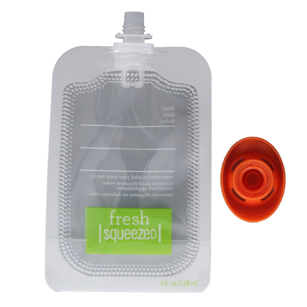 50pcs Baby Food Storage Bags Leakproof Reusable 8.5x14.5cm