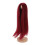 Parrucca per bambole Pro resistente al calore, lunga e liscia, rosso vino 14