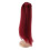 Parrucca per bambole Pro resistente al calore, lunga e liscia, rosso vino 15