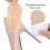 Coussin de talon 5 pièces Beige Taille unique Velours 13