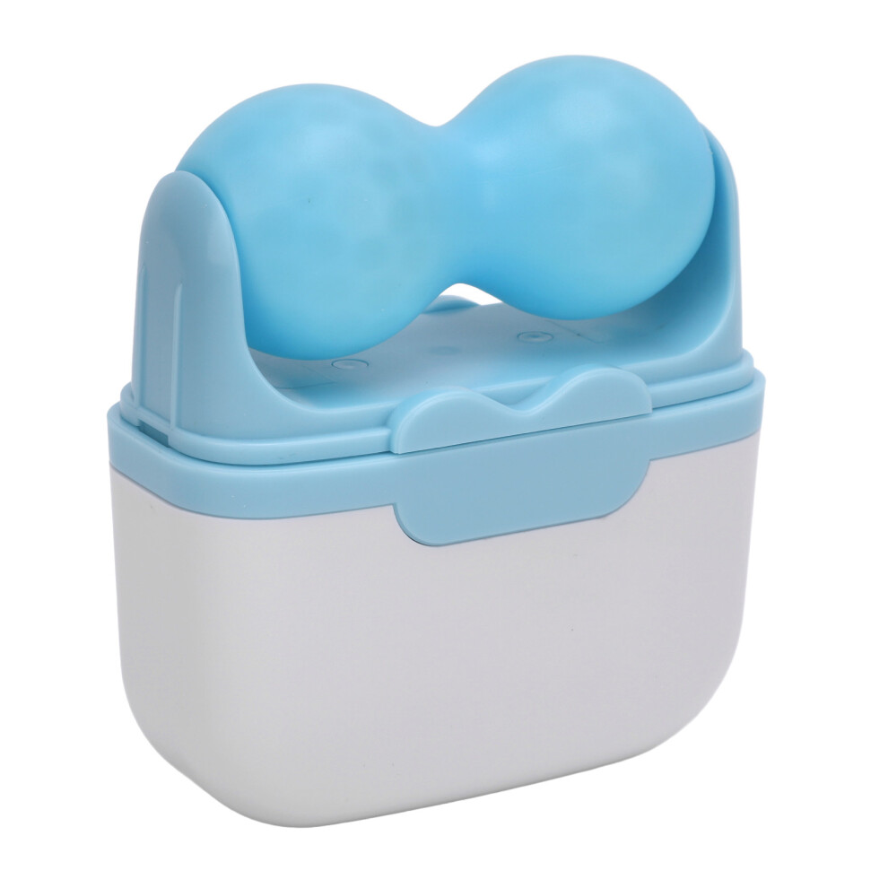 Blue 2-In-1 Double Ended Facial Ice Roller Gel & Abs For Puffiness & Migraine Relief