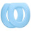 Set van 2 EVA toiletbrilkussens, blauw 4