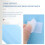 Set van 2 EVA toiletbrilkussens, blauw 5