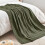 Knitted Throw Blanket Boho Style Soft Textured 50x60 Inch 4