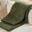 Knitted Throw Blanket Boho Style Soft Textured 50x60 Inch 6