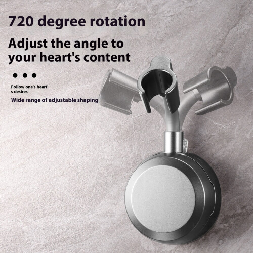 ABS shower head wall mount bracket portable sturdy 1