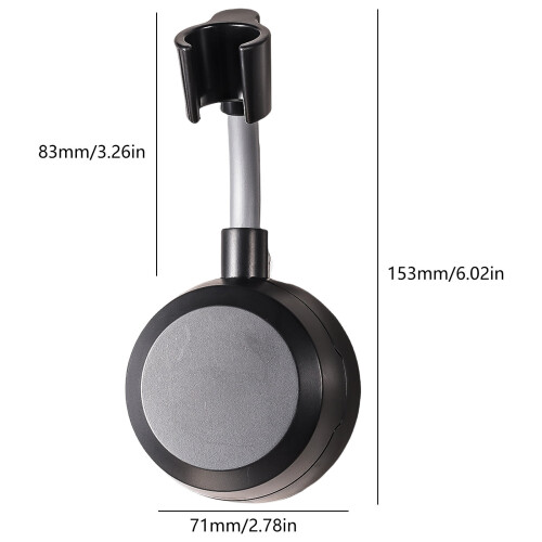 ABS shower head wall mount bracket portable sturdy 2