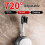 ABS shower head wall mount bracket portable sturdy 8