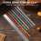 Extra lange flexibele plastic rietjes 10,24"–12,6" 6 mm diameter 2
