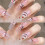 Nagelfolie Transfer Stickers Blomdesign 10 ark 2