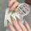 Nagelfolie Transfer Stickers Blomdesign 10 ark 7