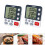Small 3 Way Countdown Timer with Alarm ABS Casing Digital Timer Precisions Small Timer for Efficient Time Management 2
