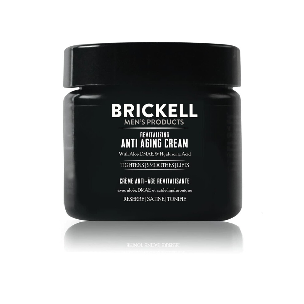 Brickell Men's Products Cream Brickell Men's Revitalizing Anti-Aging For Men, Natural And Organic Anti Wrinkle Night Face To Minimize Fine Lines An
