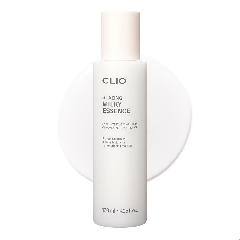 Clio Professional Clio Glazing Milky Essence For Sensitive Skin, Rice Pdrn For Boosting Radiant Glass Skin, Lightweight Hydrating Prep For Makeup,