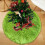 Grønt snøfnugg juletreskjørt 90 cm 5