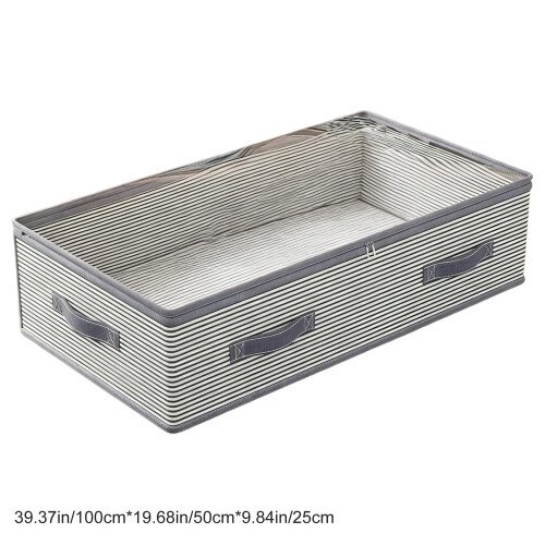 Karymi Under-Bed Storage Bag Large Striped Moistureproof 2