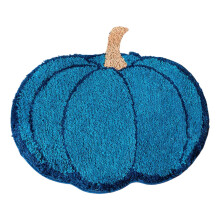 Tapis de bain automne en liquidation, motif camion et citrouille, doux et antidérapant, 60 x 40 cm.