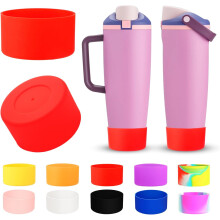 Roter Silikonüberzug für Owala 30oz & 40oz FreeSip Sway
