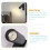 Lampe de chambre noire 1 lot de 6 pouces 5