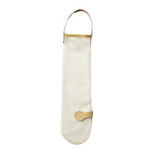 Sacs à provisions réutilisables en filet, 40 cm (15,8 po), à suspendre, pour pommes de terre, oignons, ail, fruits et légumes – Lavables, beiges