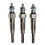 3x gløderør 129155-77800 til Yanmar John Deere 4010 4100 4110 670 755 756 770 1