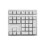 Teclado numérico ergonômico e leve de 34 teclas, mini teclado digital USB para escritório, casa, PC e laptop. 1
