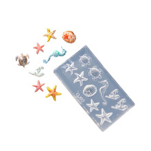 Sea Series Kleine Kunstzubehör-Formen für Nägel, Designformen für filigrane Maniküre-Designs