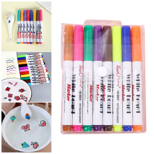 8/12 Magical Floating Drawings Bundle Kiddies Create Magical Floating Drawings Bundle Doodle Water Floating Pens (1ml)