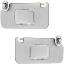 Pare-soleil compatibles avec Chevy Cruze 2011-2019 (paire, gauche + droite, gris atmosphérique, 2 vis)