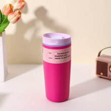 Mug isotherme en acier inoxydable 12/20 oz avec poignée – Mug de voyage étanche, compatible avec la voiture, le bureau, la maison et le camping