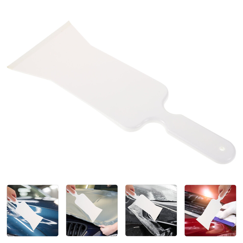 Auto Water Squeegee For Car Window Tint With Extended Wide Mouth And Durable Design White 9085618362970