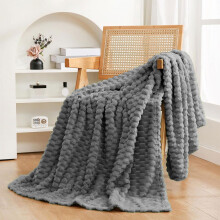 Sage Green Flannel Fleece Throw Blanket with Pillow Cover – Super Soft, Lightweight, All-Season Cozy Blanket for Couch, Sofa, Bed, Chair