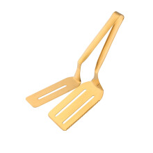 Pince multifonctionnelle en acier inoxydable pour steaks et barbecue avec extrémités dentelées - Pince alimentaire robuste pour griller, cuisiner