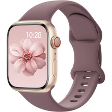 Sportliches Silikonarmband, kompatibel mit Apple Watch 38/40/41/42/44/45/49 mm, wasserdichtes Armband für Series 1-9, SE & Ultra
