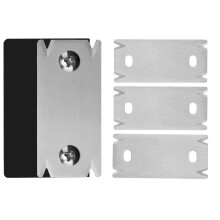 Mini Edge Banding Trimmer with 3 Reversible Blades, Veneer Edge Bander for Woodworking – Portable Hand Planer for PVC/ABS/Melamine Corners