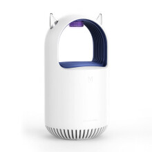 Destructeur de moustiques électrique blanc rechargeable et portable