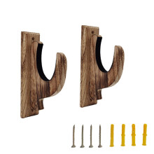 Stevige, roestbestendige metalen wandplankbeugels, set van 2