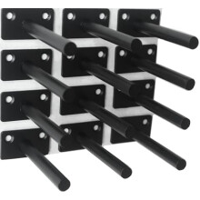 Paquete de 12 soportes de acero para estantes flotantes – Soportes ocultos de 6 pulgadas