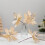 Kunstig juleblomstpakke Champagne Glitter 1 stk. 7