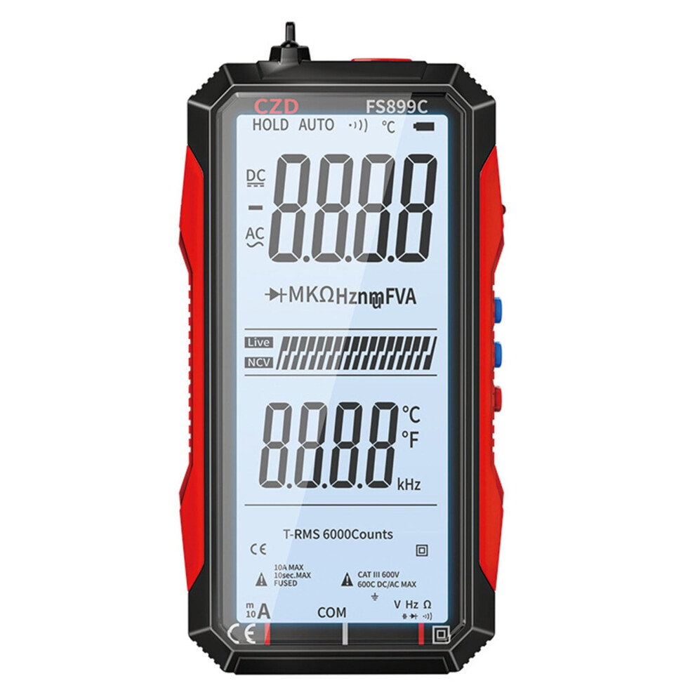 Advanced Rechargeable Smart Digital Multimeter With Large Display Auto Ranging True Capacitance Frequency Diode Testing 9405492043893