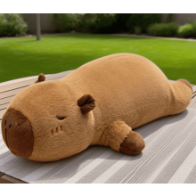 Peluche Capybara lestée, animal en peluche Capybara lesté, peluche douce et mignonne, cadeau pour enfants et adultes, 68 cm