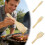 Træskaftsbørste til grill, bagning og grillning 1