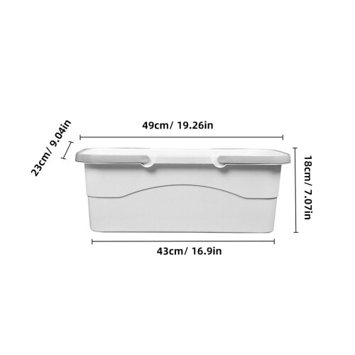 Drain Bucket Mop Pail Large Capacity Sturdy Structure PP Plastic for Housekeeping 1Set 1