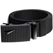 Cinturón de lona de nailon de diseño sencillo para uso diario, con cierre seguro, ideal para hombres y mujeres, tanto para uso diario como para
