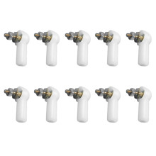 10 delar plastkulledssats 2 mm/3 mm dragstångsände kulpositioneringskulhuvud för skalenliga modeller och enkel installation