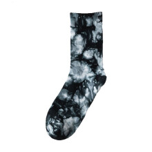 Tie-dye halfhoge sokken voor mannen en vrouwen, streetwear-stijl, casual crew sokken, zachte sportsokken voor skateboarden en dagelijks gebruik,