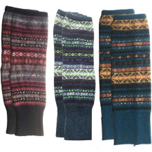 Beenwarmers voor dames, lange wollen laarswarmers, dikke warme beenwarmers voor de winter