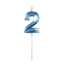 Multicolor 3D Big Number Birthday Candles – Extended Cake Topper for Parties, Anniversaries & Celebrations