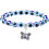 4 τεμάχια βραχιόλι με χάντρες ματιού Hamsa Hand Fatima Charm Stretch Amulet Τουρκικό φυλαχτό για 2
