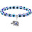 4 τεμάχια βραχιόλι με χάντρες ματιού Hamsa Hand Fatima Charm Stretch Amulet Τουρκικό φυλαχτό για 3